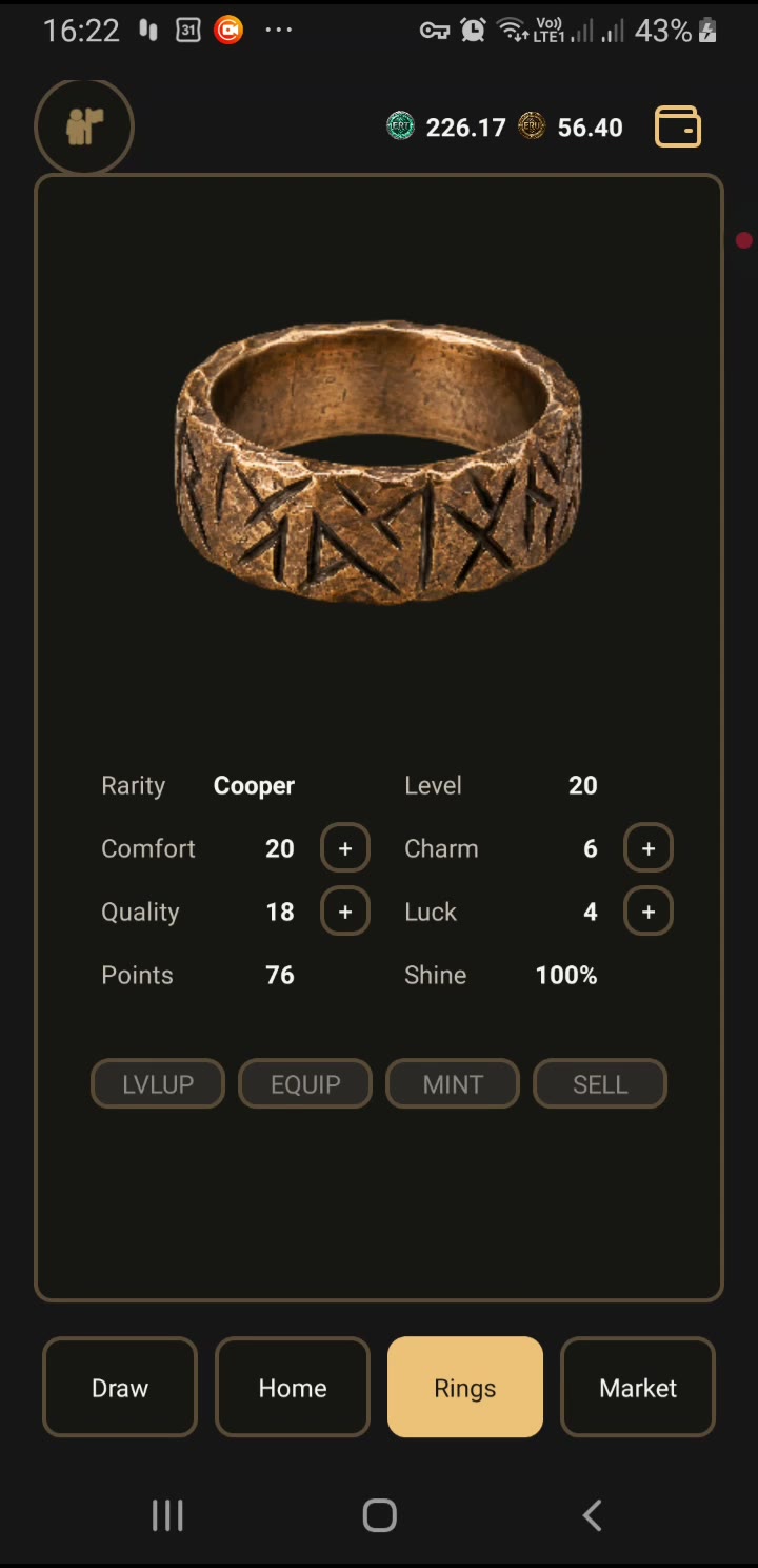 Cooper Ring details in the Public Alpha